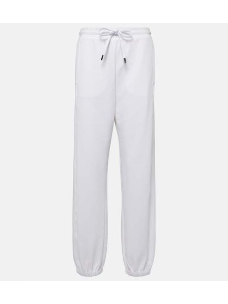 Pantaloni tuta in jersey Max Mara bianco