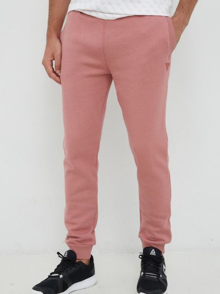 Меланжирани панталон Guess розово