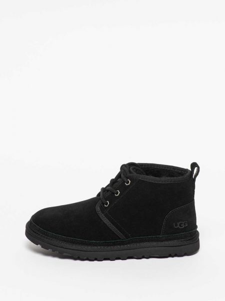 Замшевые ботинки Ugg черные
