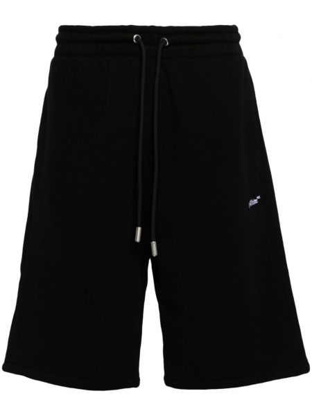 Broderet træningsshorts Off-white