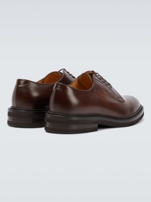 Zapatos brogues de cuero Brunello Cucinelli marrón