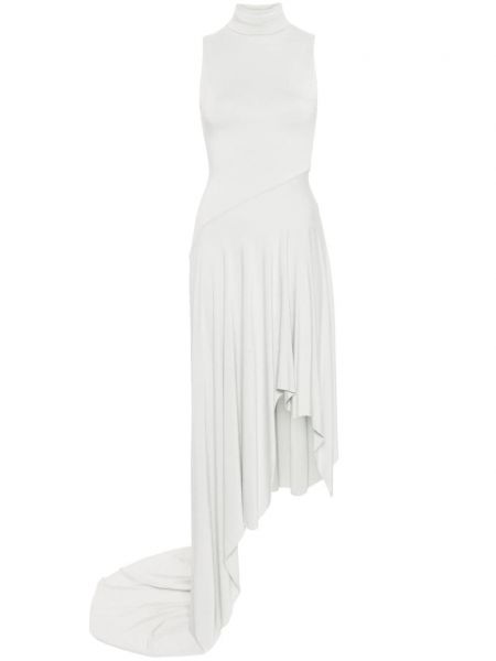 Asymetrické džersejové šaty Concepto sivá