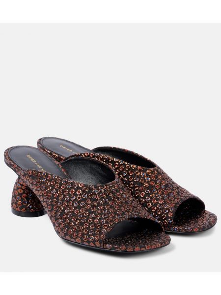 Jacquard mules Dries Van Noten