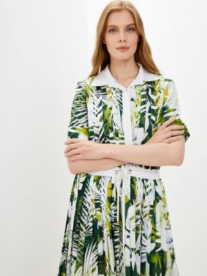 Платье-рубашка Joymiss зеленое