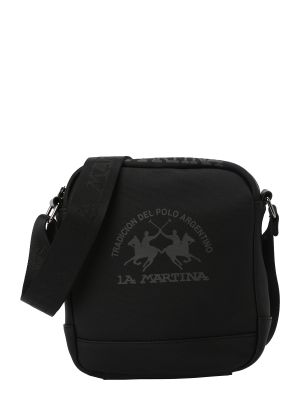Чанта през рамо La Martina черно