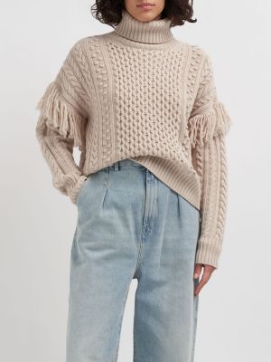 Pull à franges en laine en tricot Weekend Max Mara