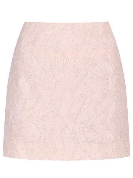 Хлопковая юбка мини Juli Too розовая