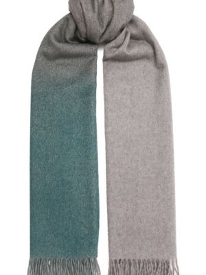 Кашемировый шарф Colombo зеленый