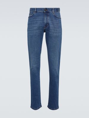 Jeans skinny Zegna bleu