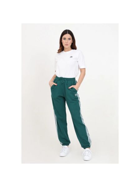 Pantalones de chándal con bordado Adidas Originals verde