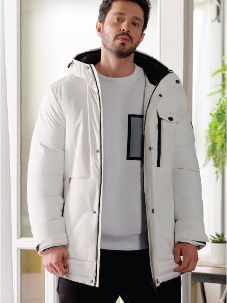 Relaxed палто Avva бяло