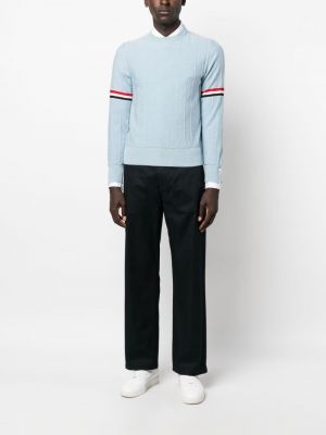 Gestreifter woll pullover Thom Browne