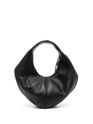 Kožená nákupná taška Kiko Kostadinov čierna