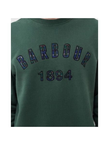 Karierter sweatshirt Barbour grün