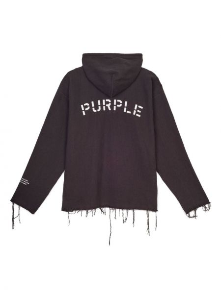 Mustriline kapuutsiga pusa Purple Brand