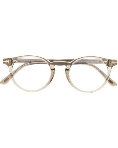 Brille mit sehstärke Tom Ford Eyewear beige