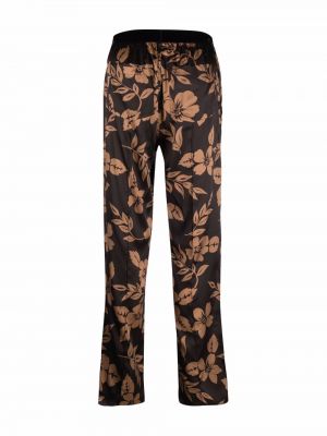Pantalon de joggings à fleurs Tom Ford marron