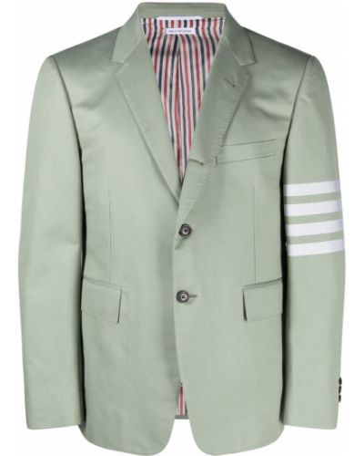 Stripete lang blazer Thom Browne grønn