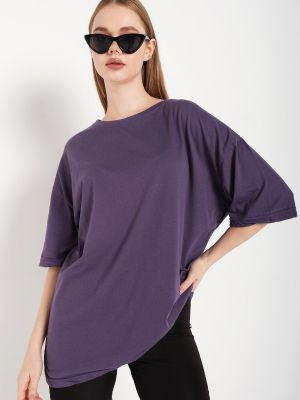 Tricou oversize K&h Twenty-one violet
