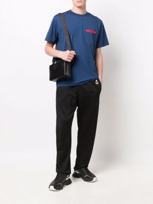 Marškinėliai su kišenėmis Ferrari mėlyna