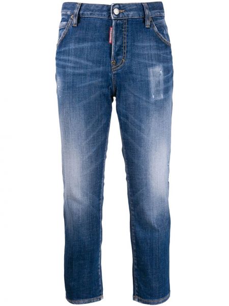 Slank jeans 7/8 Dsquared2 blå