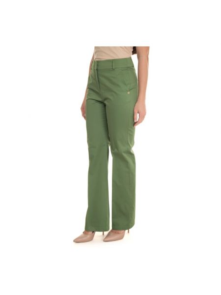 Pantalones rectos con bolsillos Pennyblack verde
