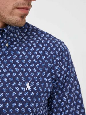 Pernata košulja s gumbima Polo Ralph Lauren plava