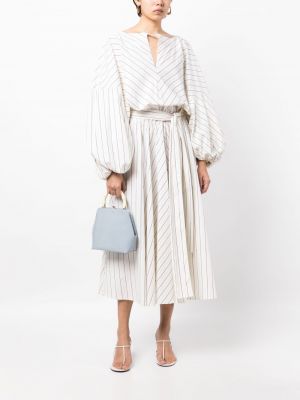 Bavlněné šaty Palmer//harding bílé