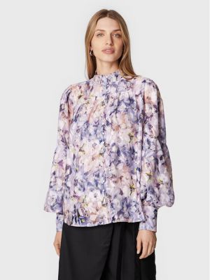 Marškiniai Bruuns Bazaar violetinė
