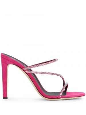 Nauhalliset sandaalit Giuseppe Zanotti pinkki