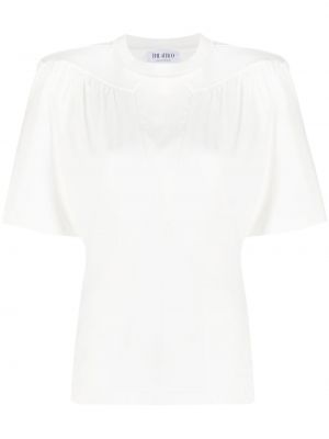 Bavlnené tričko The Attico biela