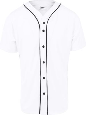 Džerzej košeľa so sieťovinou Urban Classics biela