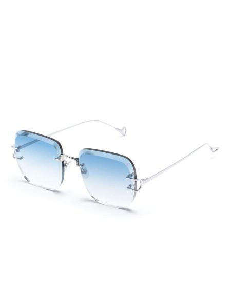 Oversize saulesbrilles Eyepetizer sudrabs