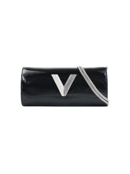 Torba na ramię skórzana Louis Vuitton Vintage czarna