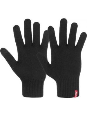 Czarne rękawiczki Levi's