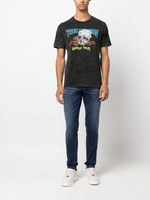 T-shirt mit print True Religion grau