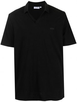 Polo marškinėliai Calvin Klein juoda