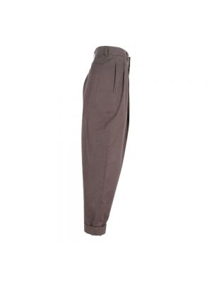 Pantalones de algodón Hermès Vintage marrón