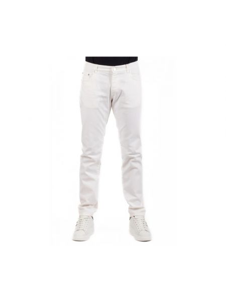Białe jeansy skinny Etro