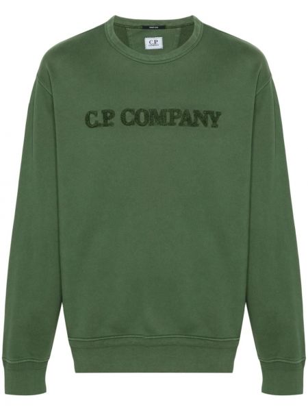 Sweatshirt aus baumwoll C.p. Company grün
