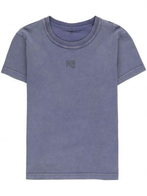 T-shirt con stampa Alexander Wang grigio