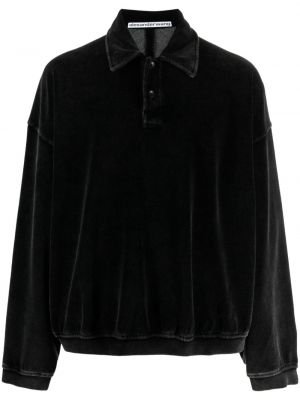 Polo marškinėliai Alexander Wang juoda