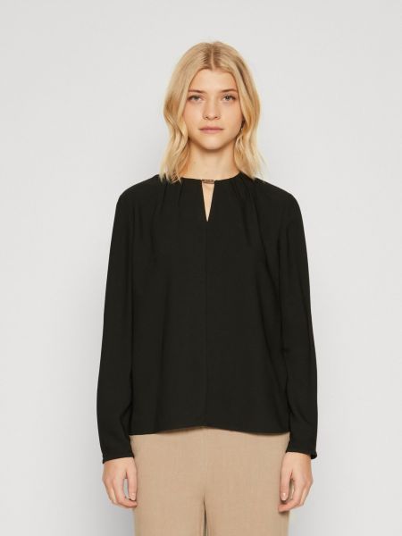 Блузка с длинным рукавом Calvin Klein черная