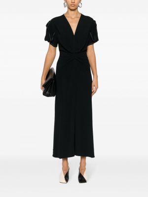 Sukienka koktajlowa Victoria Beckham czarna