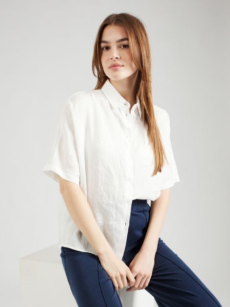 Меланж блуза Ecoalf бяло