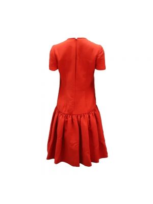 Sukienka wełniana Alexander Mcqueen Pre-owned czerwona