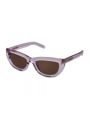 Okulary przeciwsłoneczne eleganckie Gucci fioletowe