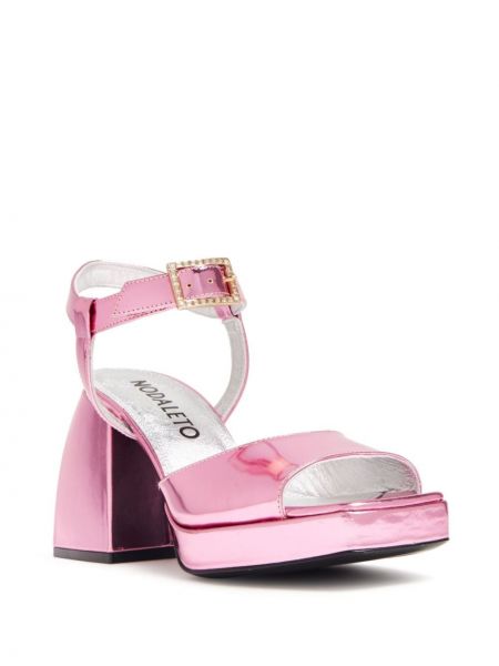 Leder sandale Nodaleto pink