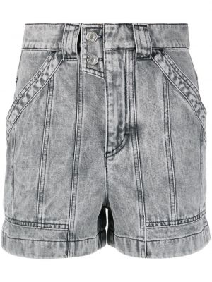 Džínsové šortky Isabel Marant étoile sivá