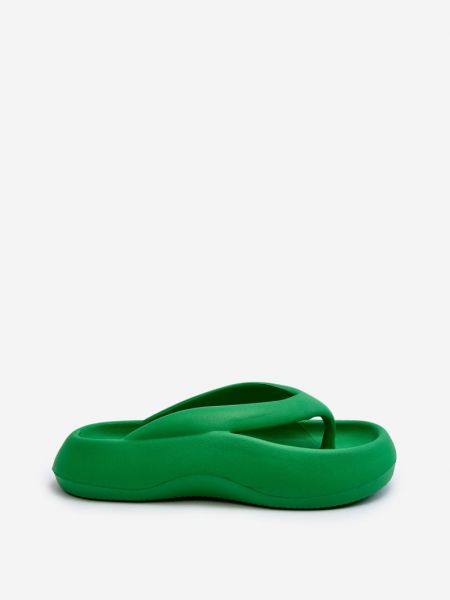 Домашни пантофи Kesi зелено
